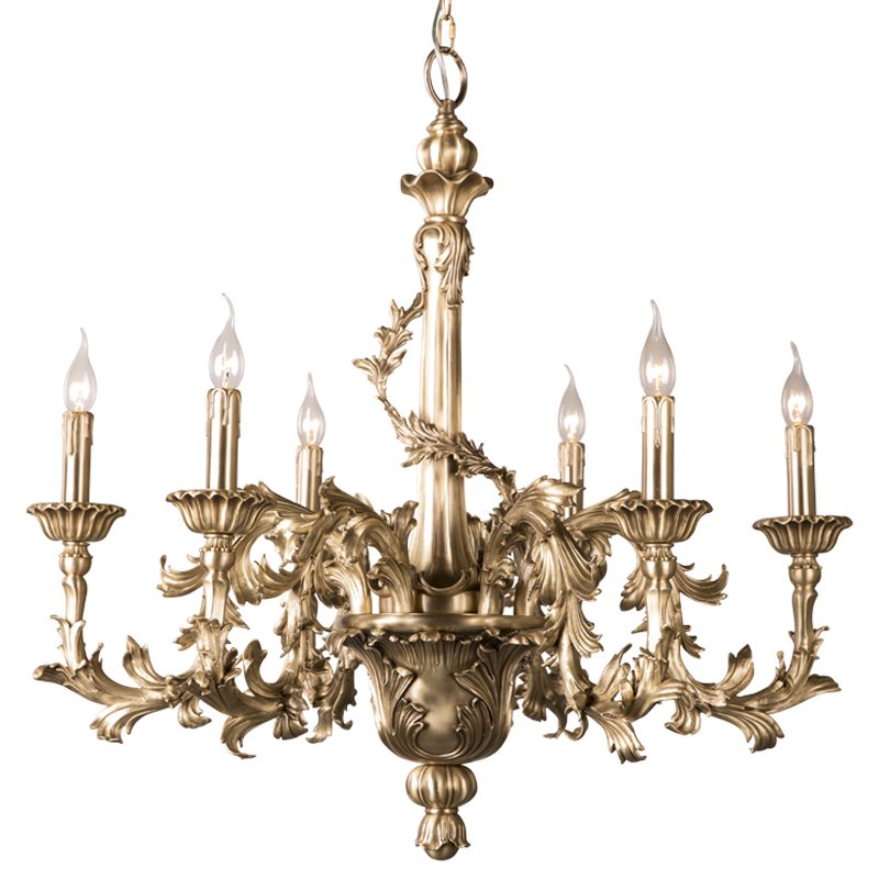 Люстра Baroque Chandelier Латунь в Новосибирске | Loft Concept 