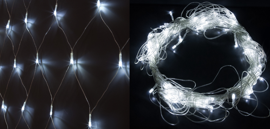 Гирлянда-Сетка Белым свет диодов - Loft-Concept в Новосибирске