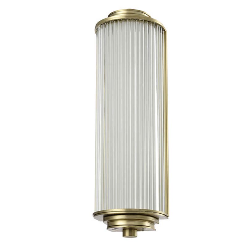 Бра Brion Glass TUBE Wall Lamp Brass Латунь Прозрачный (Transparent) в Новосибирске | Loft Concept 