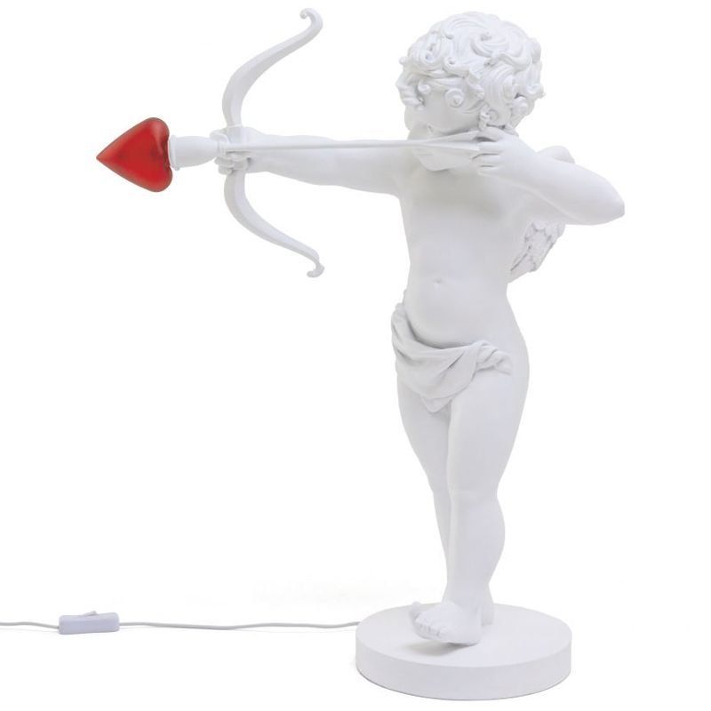 Настольная лампа Купидон со стрелой Seletti Cupid Lamp Белый в Новосибирске | Loft Concept 