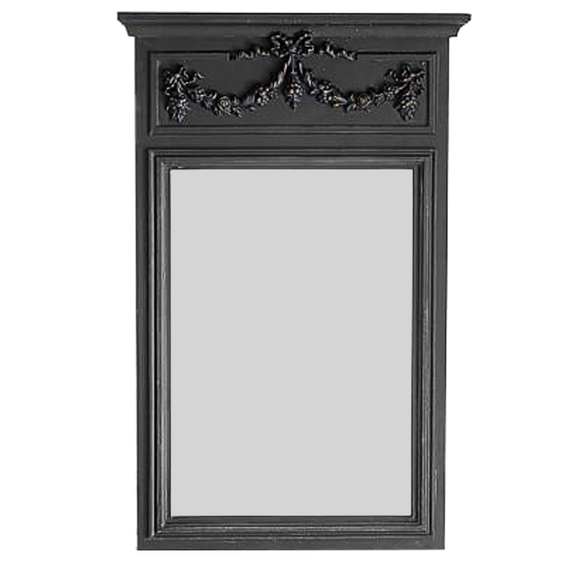 Зеркало Arcadie Mirror Black Винтажный черный в Новосибирске | Loft Concept 