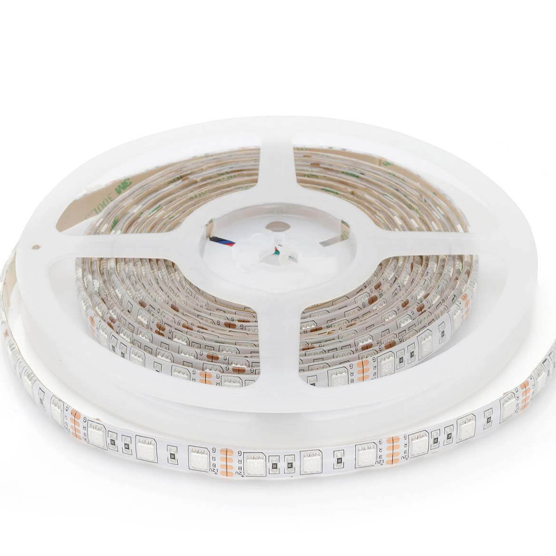 Светодиодная влагозащищенная лента 14,4W/m 60Led/m 5050SMD разноцветная 1M Белый в Новосибирске | Loft Concept 