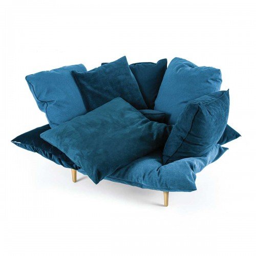 Кресло Seletti Armchair Comfy Turquoise Синий в Новосибирске | Loft Concept 