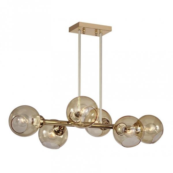 Люстра Glass Bubble Chandelier Brass Латунь в Новосибирске | Loft Concept 