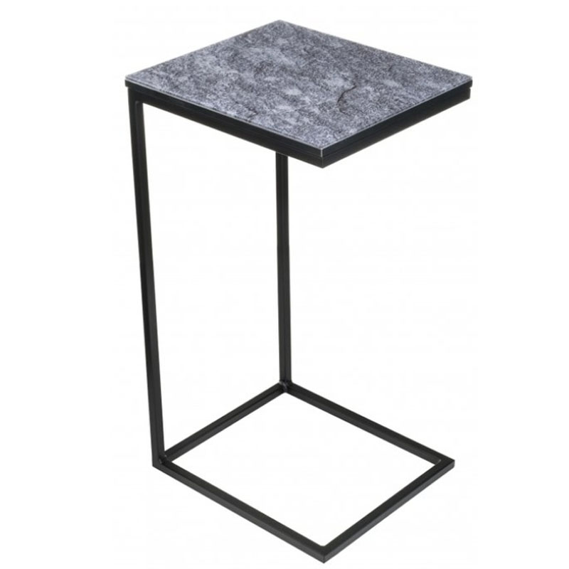 Приставной стол Zermatt Side Table gray Серый (Gray) в Новосибирске | Loft Concept 