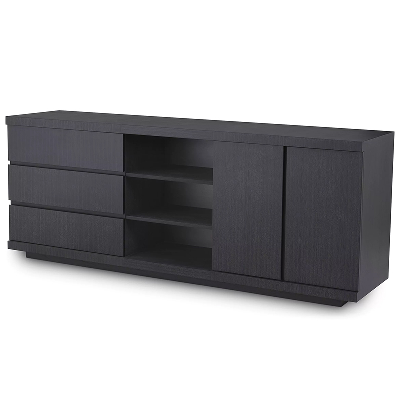 Комод Eichholtz Dresser Crosby Black Черный в Новосибирске | Loft Concept 