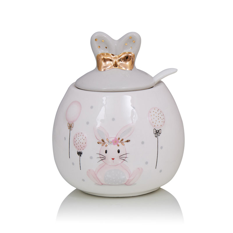 Ваза Kids Vase Bunny III Розовый пастельный Серый в Новосибирске | Loft Concept 