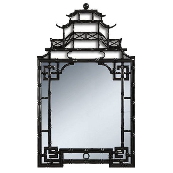 Зеркало Pagoda Mirror Black Черный в Новосибирске | Loft Concept 