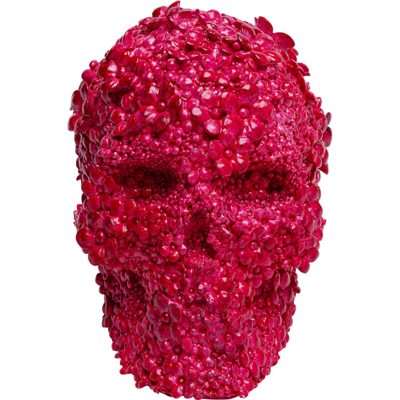 Копилка Pink Skull made of Flowers Малиновый (Crimson) в Новосибирске | Loft Concept 