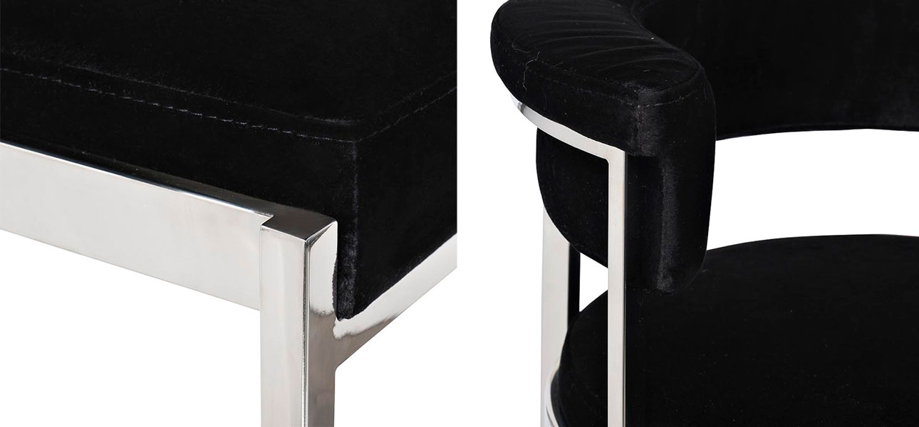 Стул барный Rona black - фото №1