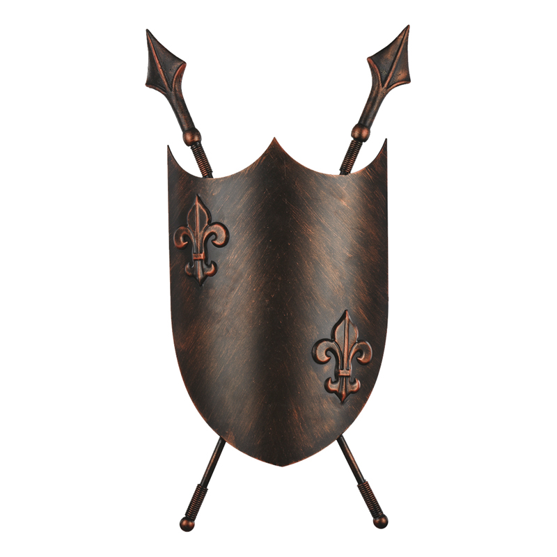 Бра Shield Heraldic Lily Sconce Коричневый винтаж в Новосибирске | Loft Concept 