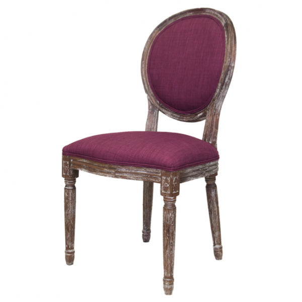 Стул French chairs Provence Violet Chair Фиолетовый Коричневый в Новосибирске | Loft Concept 