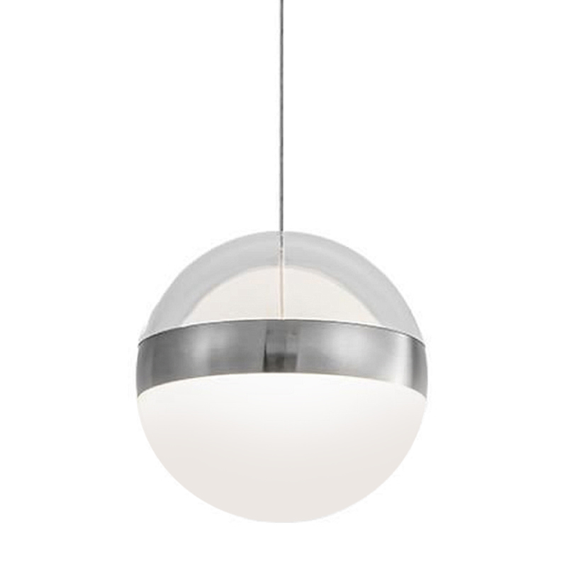 Подвесной светильник светодиодный с шарообразным плафоном 15 см Peggy Futura lamp Черный Прозрачный Молочный Никель Бронза в Новосибирске | Loft Concept 