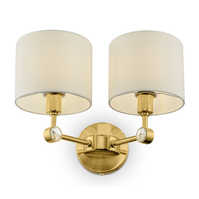 Бра Aldrich light Sconce Латунь Белый в Новосибирске | Loft Concept 