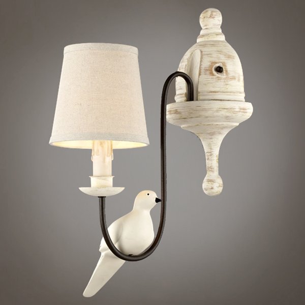 Бра Norman Bird Wall Lamp one ivory ( слоновая кость ) в Новосибирске | Loft Concept 