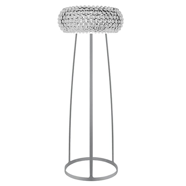 Торшер Foscarini Caboche Floor Lamp Белый Прозрачный в Новосибирске | Loft Concept 