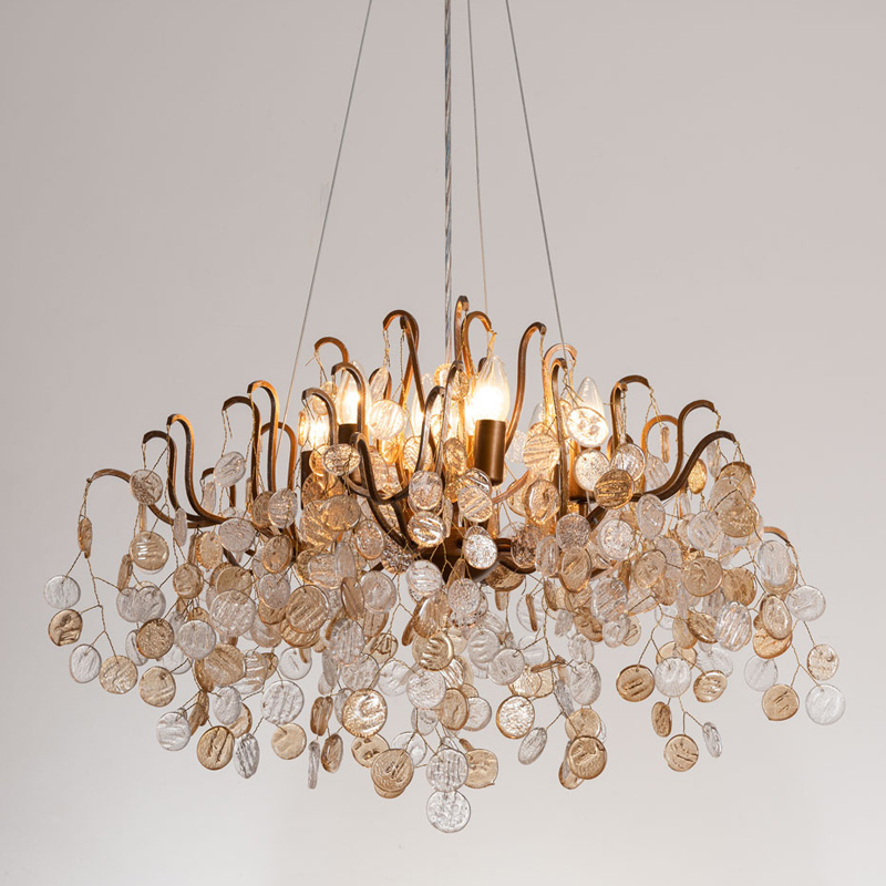 Люстра FAIRYTREE Chandelier Amber Pendants 80 Бронза в Новосибирске | Loft Concept 