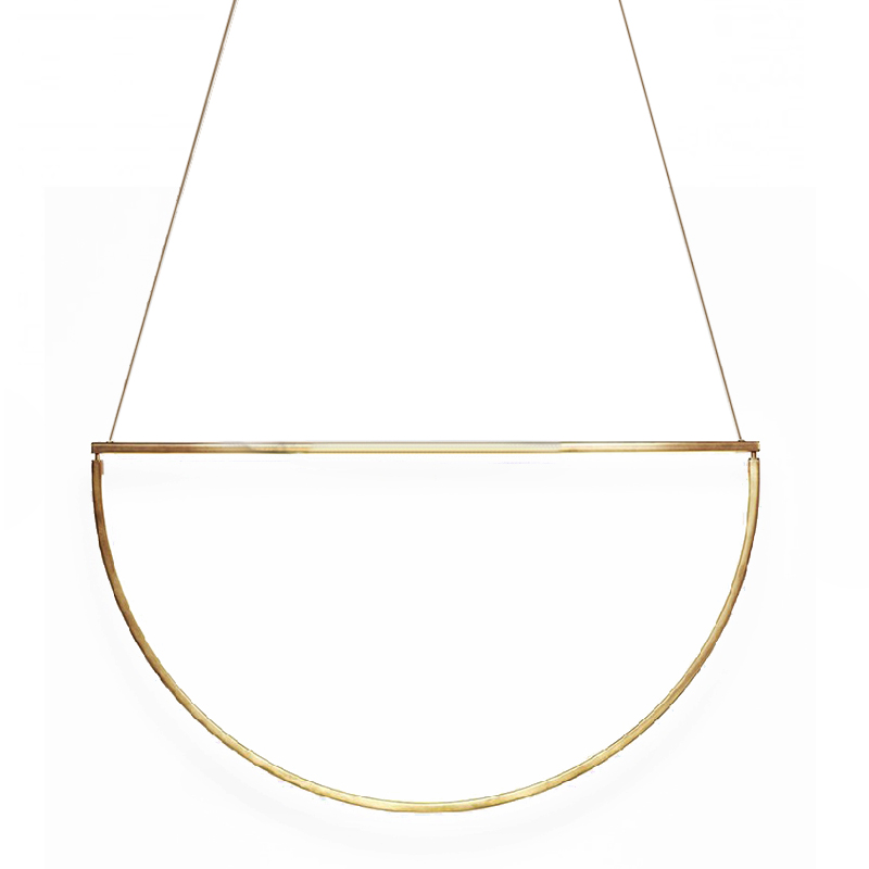 Подвесной светильник Solana Hanging lamp 55 см Золотой в Новосибирске | Loft Concept 