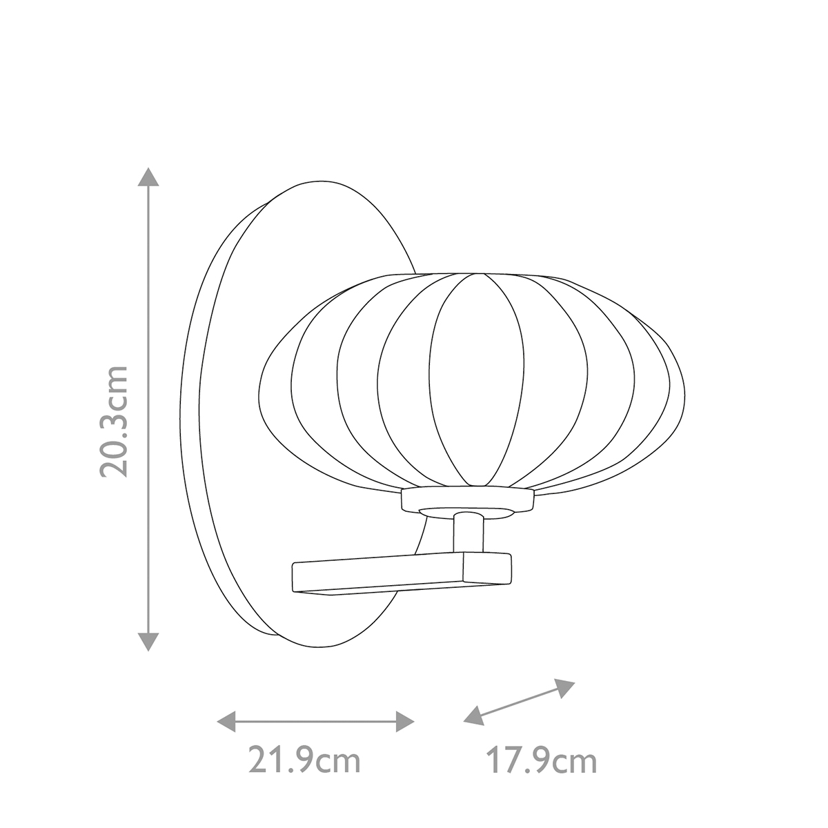  Бра с круглым плафон из матового белого стекла Kichler в Новосибирске