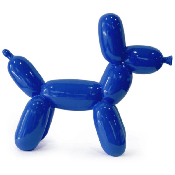 Статуэтка Jeff Koons Balloon Dog large Красный Черный Белый Желтый Синий в Новосибирске | Loft Concept 