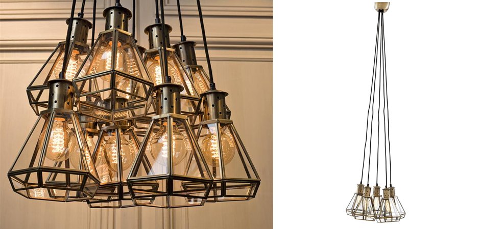Подвесной светильник Eichholtz Hanging Lamp Polygon - фото №1