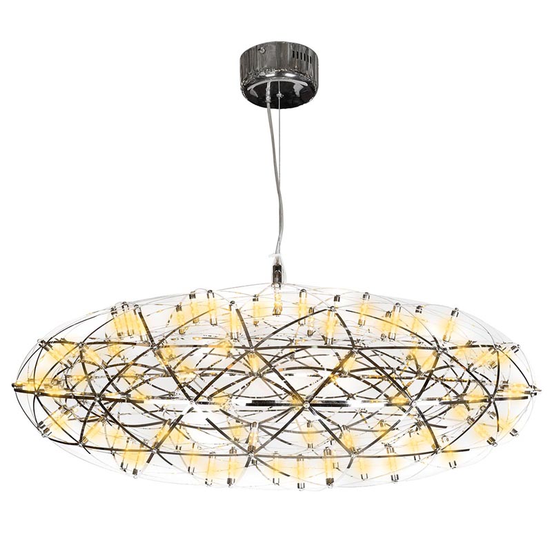 Люстра Moooi 3D Sphere Oval Yellow lamp L Хром в Новосибирске | Loft Concept 