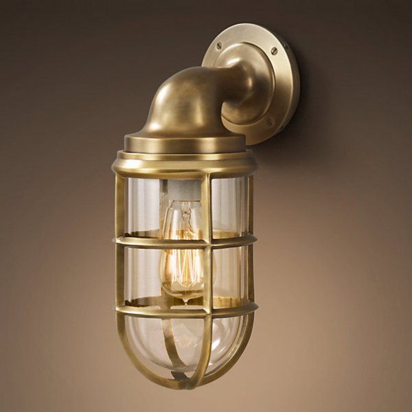 Бра RH STARBOARD wall lamp brass Латунь в Новосибирске | Loft Concept 