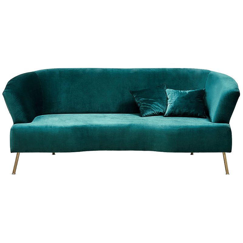 Диван Isis Sofa Turquoise Бирюзовый Золотой в Новосибирске | Loft Concept 