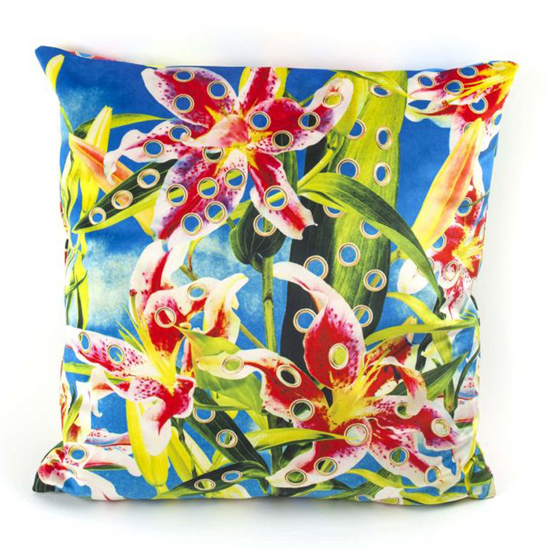 Подушка Seletti Cushion Flower with holes Мульти в Новосибирске | Loft Concept 