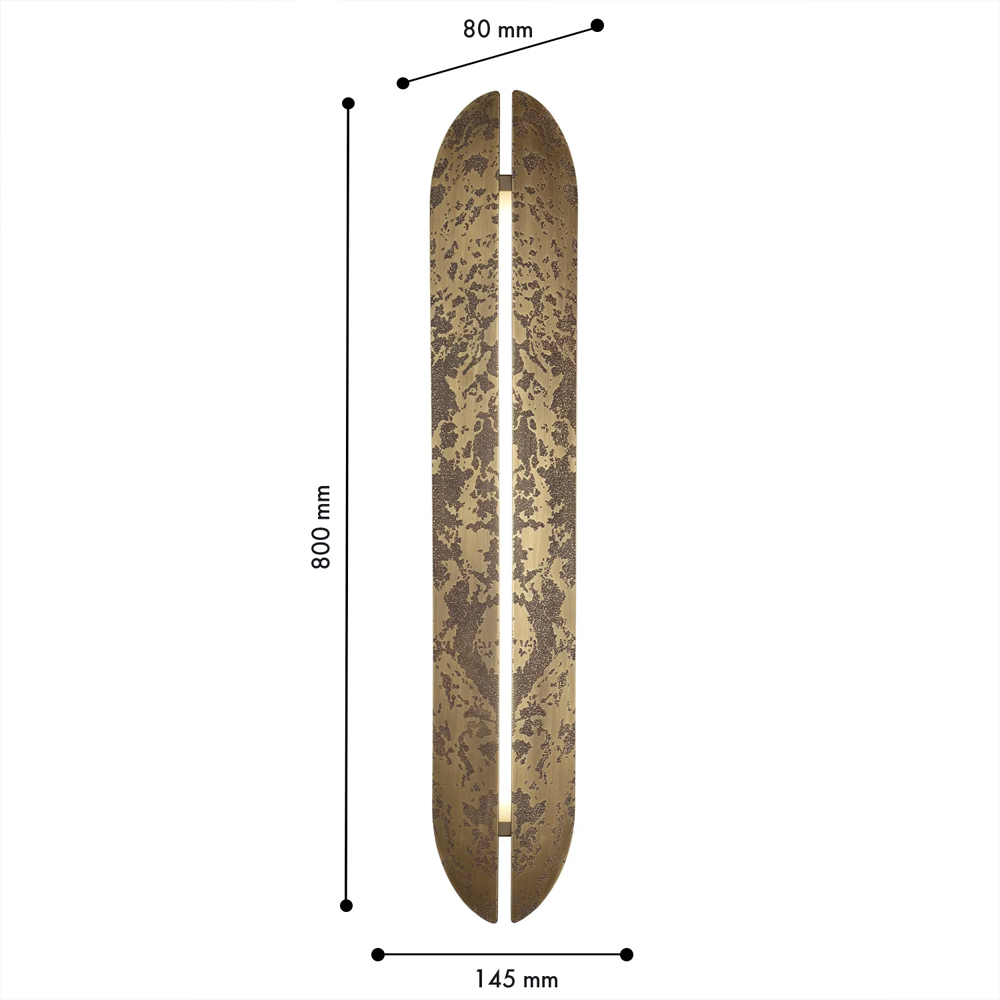 Бра винтажное с имитацией коррозии на медном корпусе Predominant в Новосибирске