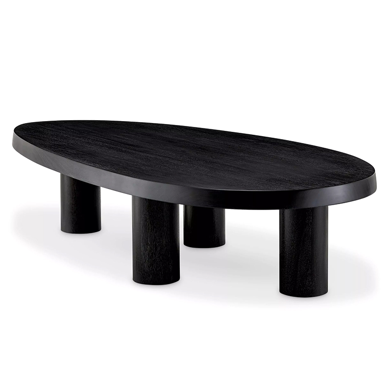 Кофейный стол Eichholtz Coffee Table Prelude Black Черный в Новосибирске | Loft Concept 