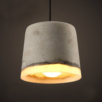 Подвесной светильник Art Concrete Pendant №10 Серый в Новосибирске | Loft Concept 