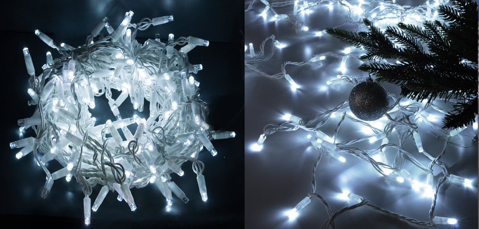 Гирлянда для улицы с Белым светом - Loft-Concept в Новосибирске