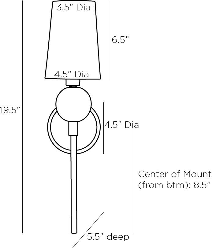 Бра Arteriors MENDEE SCONCE в Новосибирске