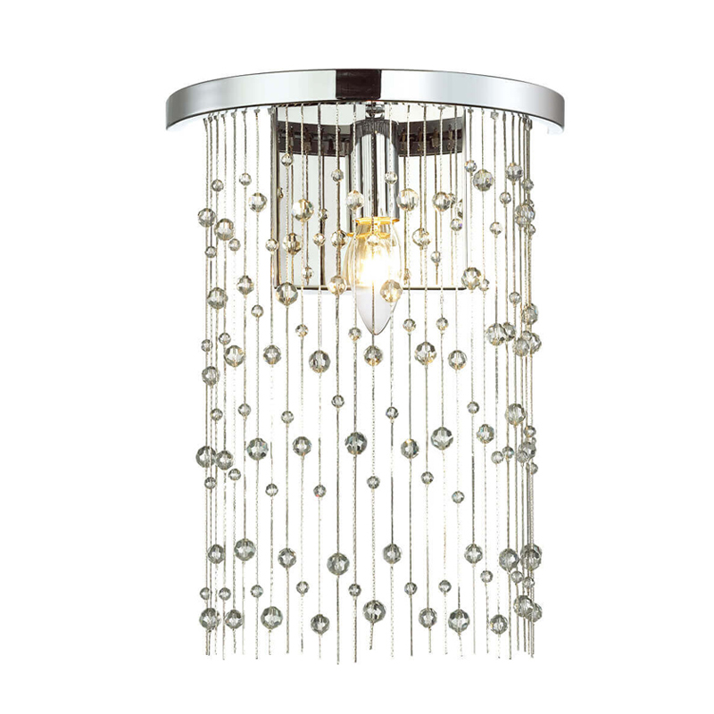 Бра Hailstorm Rain Wall lamp chrome Прозрачный (Transparent) Хром в Новосибирске | Loft Concept 