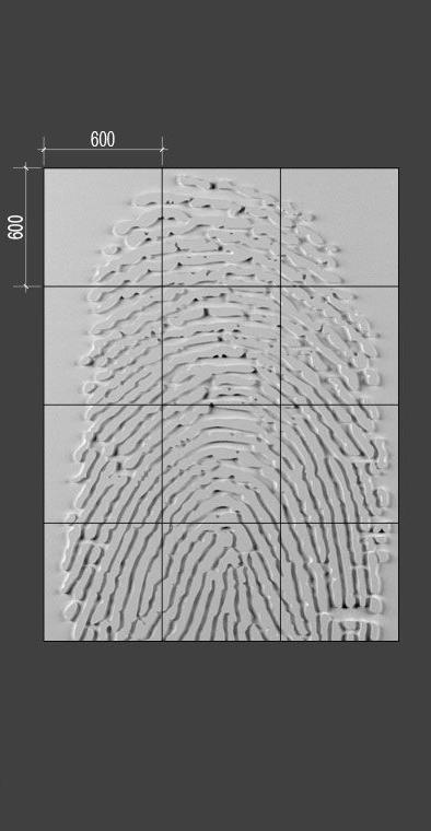 Барельеф FINGERPRINT в Новосибирске