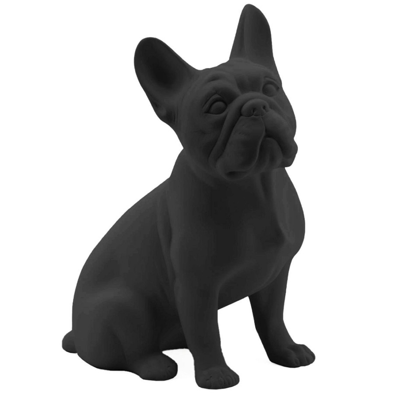 Статуэтка Abhika French Bulldog Black Matt Черный в Новосибирске | Loft Concept 