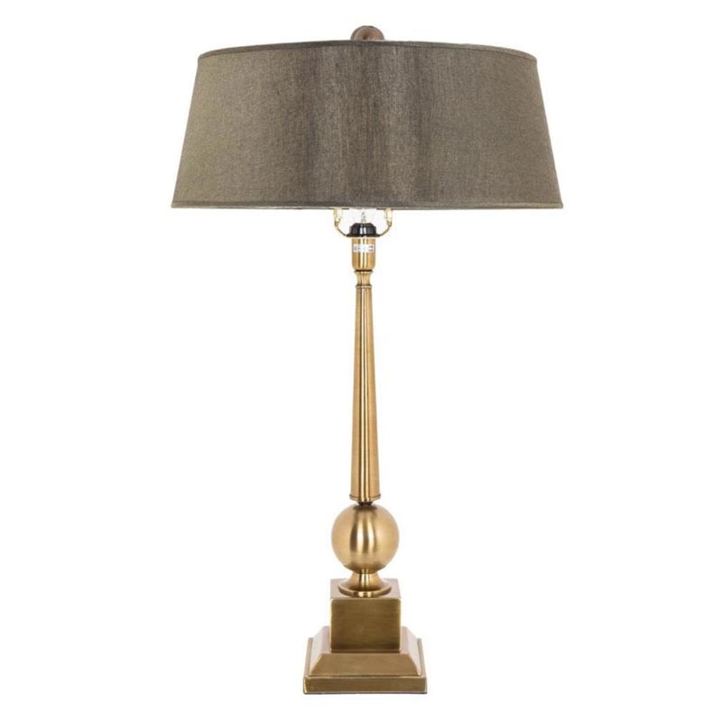 Настольная лампа Neville Table Lamp Латунь Бронза в Новосибирске | Loft Concept 