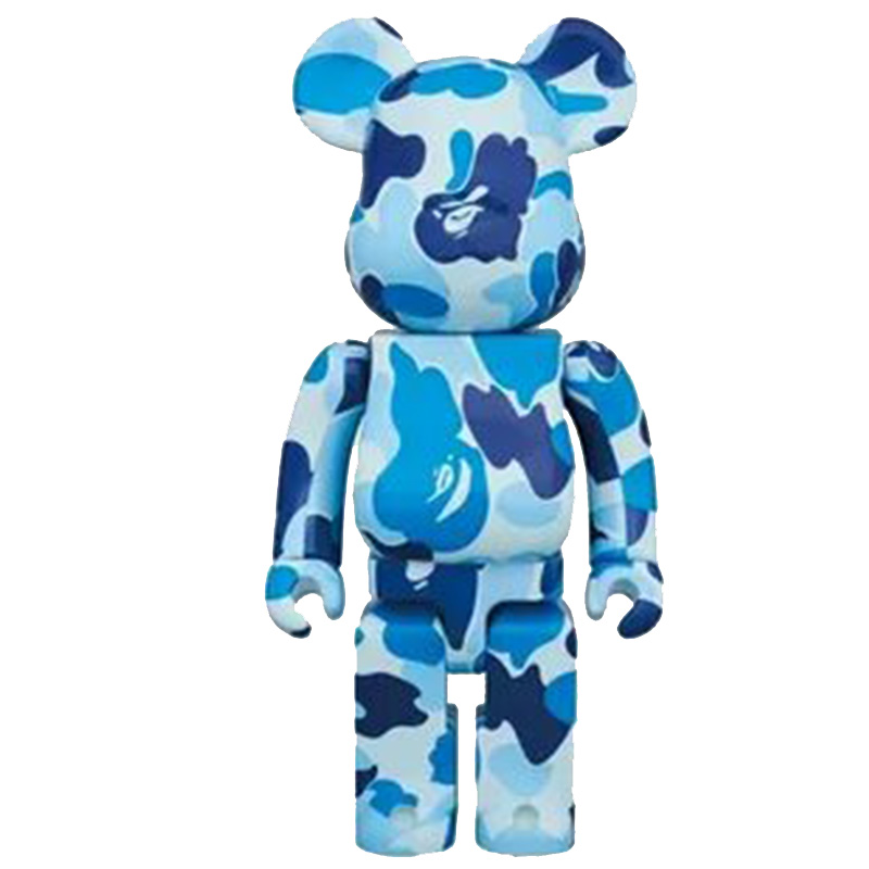 Статуэтка Bearbrick Camouflage Blue Синий Голубой в Новосибирске | Loft Concept 