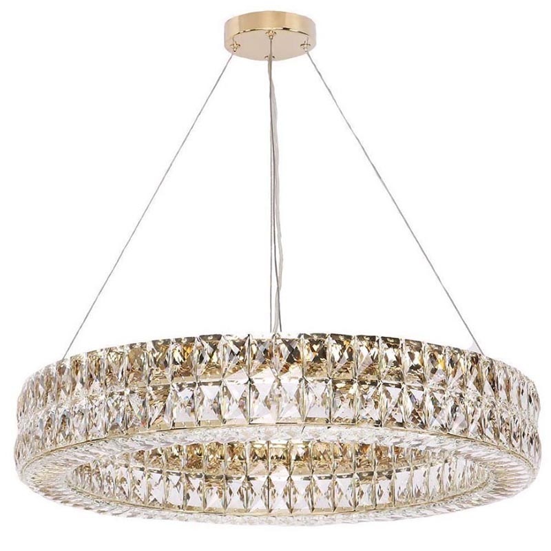 Люстра Crystal Regena Gold Chandelier 10 Золотой Прозрачный (Transparent) в Новосибирске | Loft Concept 