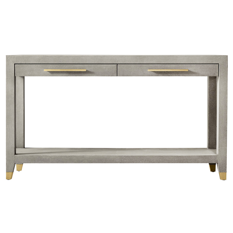 Charles Stingray Texture Console Grey Консоль скат Золотой Серый в Новосибирске | Loft Concept 