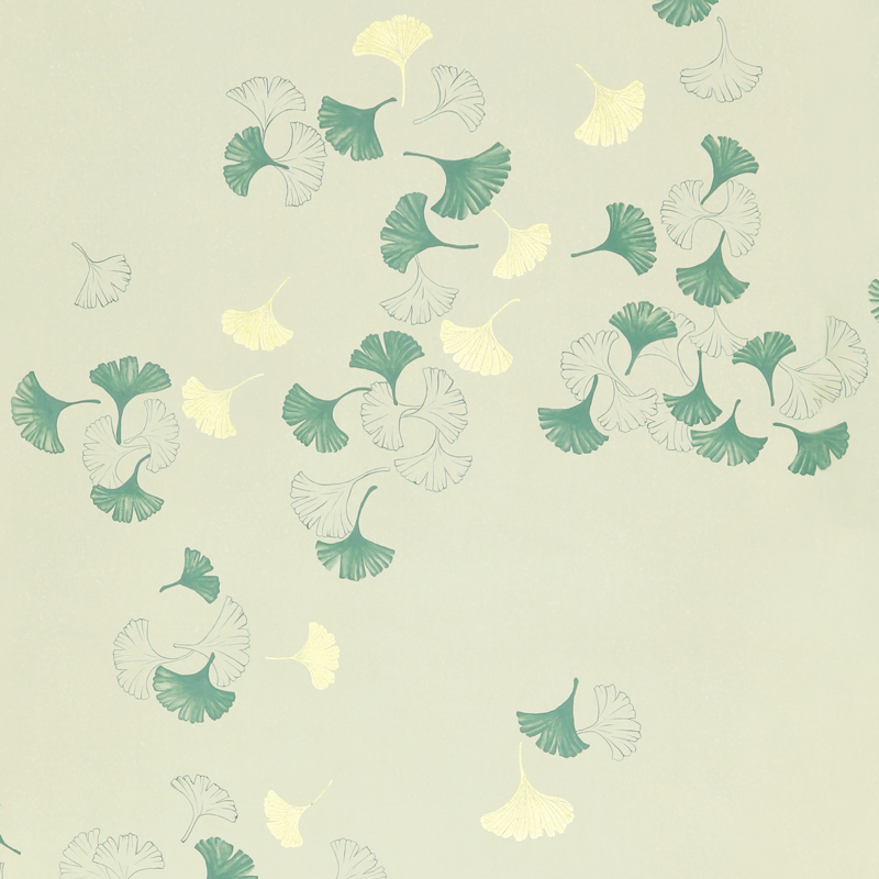 Обои ручная роспись Gingko Colourway SC-237 on grey painted Xuan paper Обои ручная роспись Gingko Colourway SC-237 on grey painted Xuan paper в Новосибирске | Loft Concept