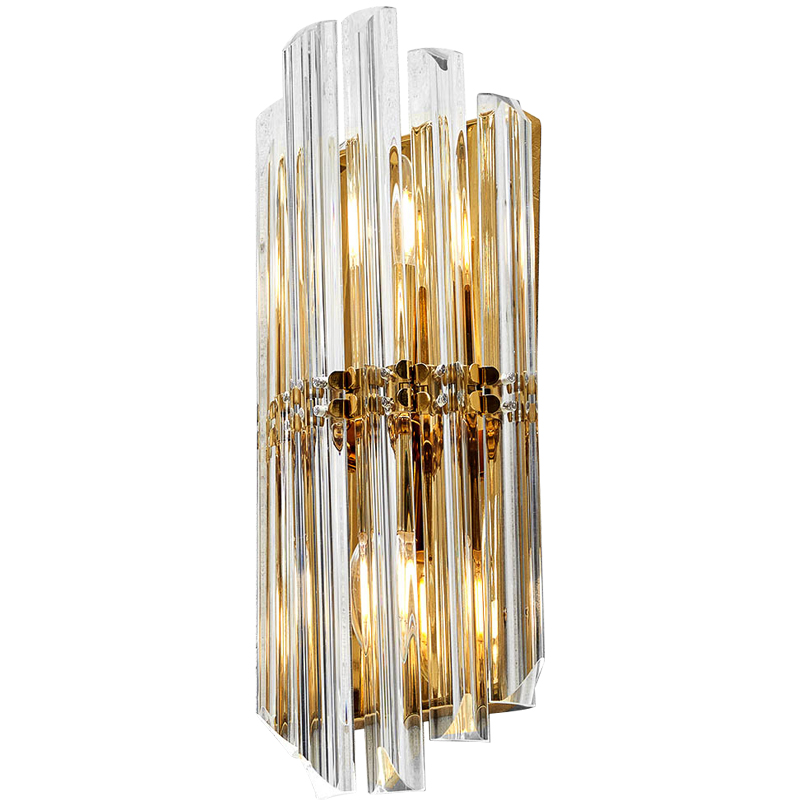 Бра Luxxu Glass Sconce Золотой Прозрачное Стекло в Новосибирске | Loft Concept 