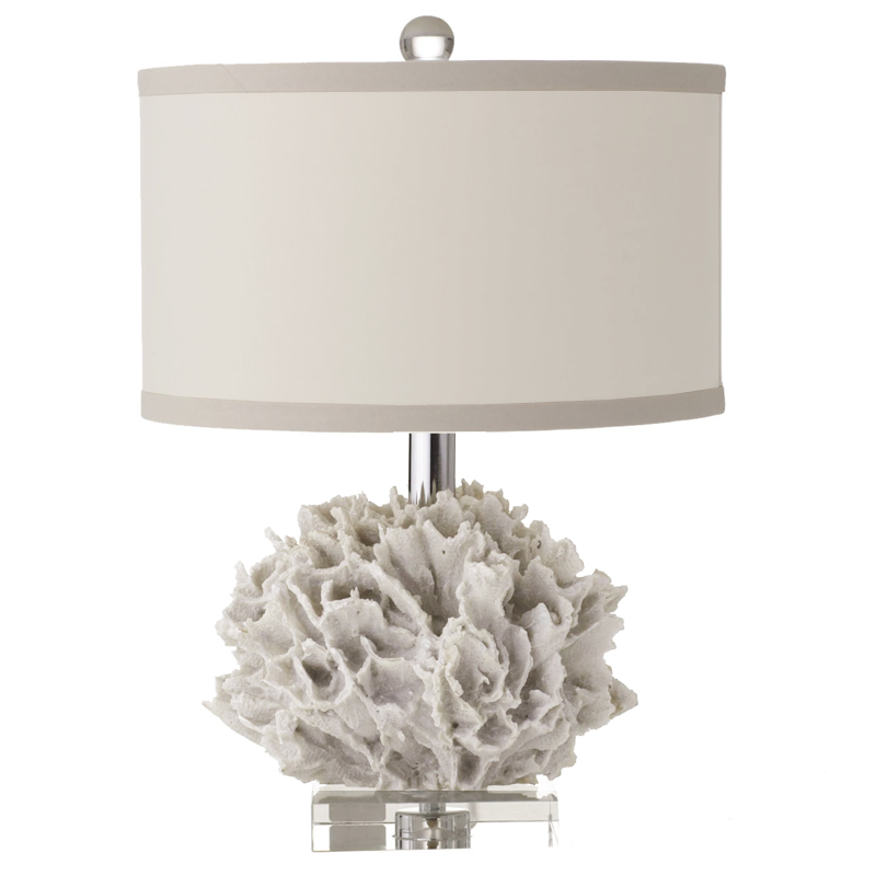 Настольная лампа Yvette Coral Table lamp Белый ivory ( слоновая кость ) в Новосибирске | Loft Concept 