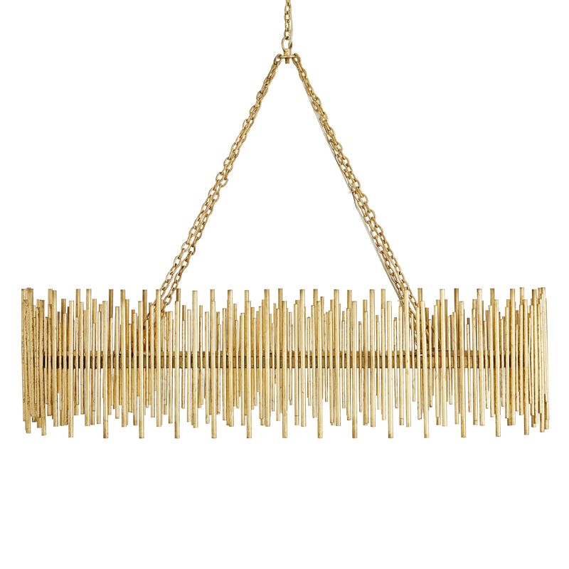 Люстра Arteriors PRESCOTT OVAL CHANDELIER Золотой в Новосибирске | Loft Concept 