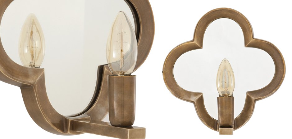 Бра Eichholtz Wall Lamp West Lake Brass - Loft-Concept в Новосибирске