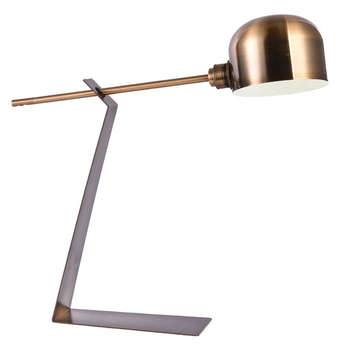 Рабочая лампа Brass Loft Table Lamp II Латунь в Новосибирске | Loft Concept 