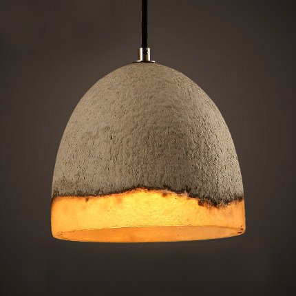 Подвесной светильник Art Concrete Pendant №9 Серый в Новосибирске | Loft Concept 