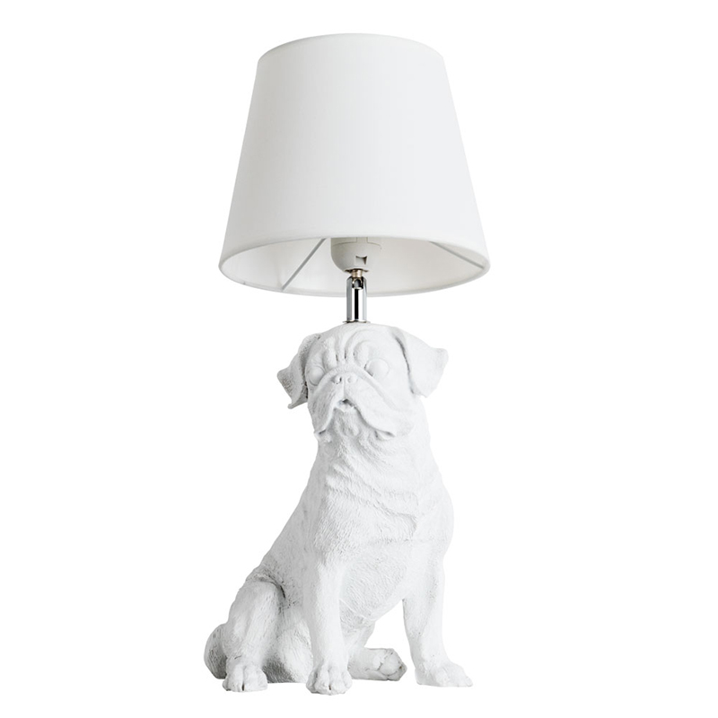 Настольная лампа White Bulldog Table Lamp Белый в Новосибирске | Loft Concept 