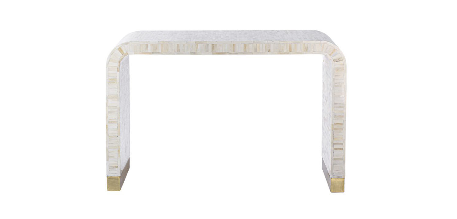 Beacon Console Table - Cream - фото